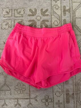 Women’s Active Double-Layer Shorts in Hot Pink
